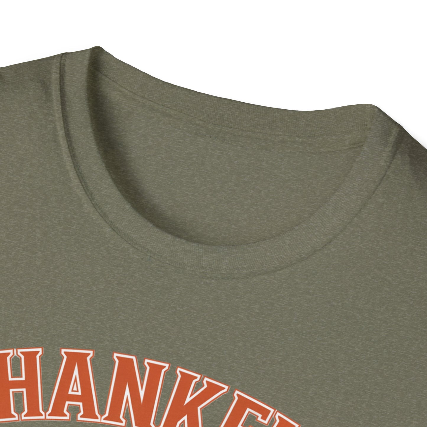 Thankful for Stretchy Pants Unisex Softstyle T-Shirt - Perfect for Thanksgiving & Casual Outings