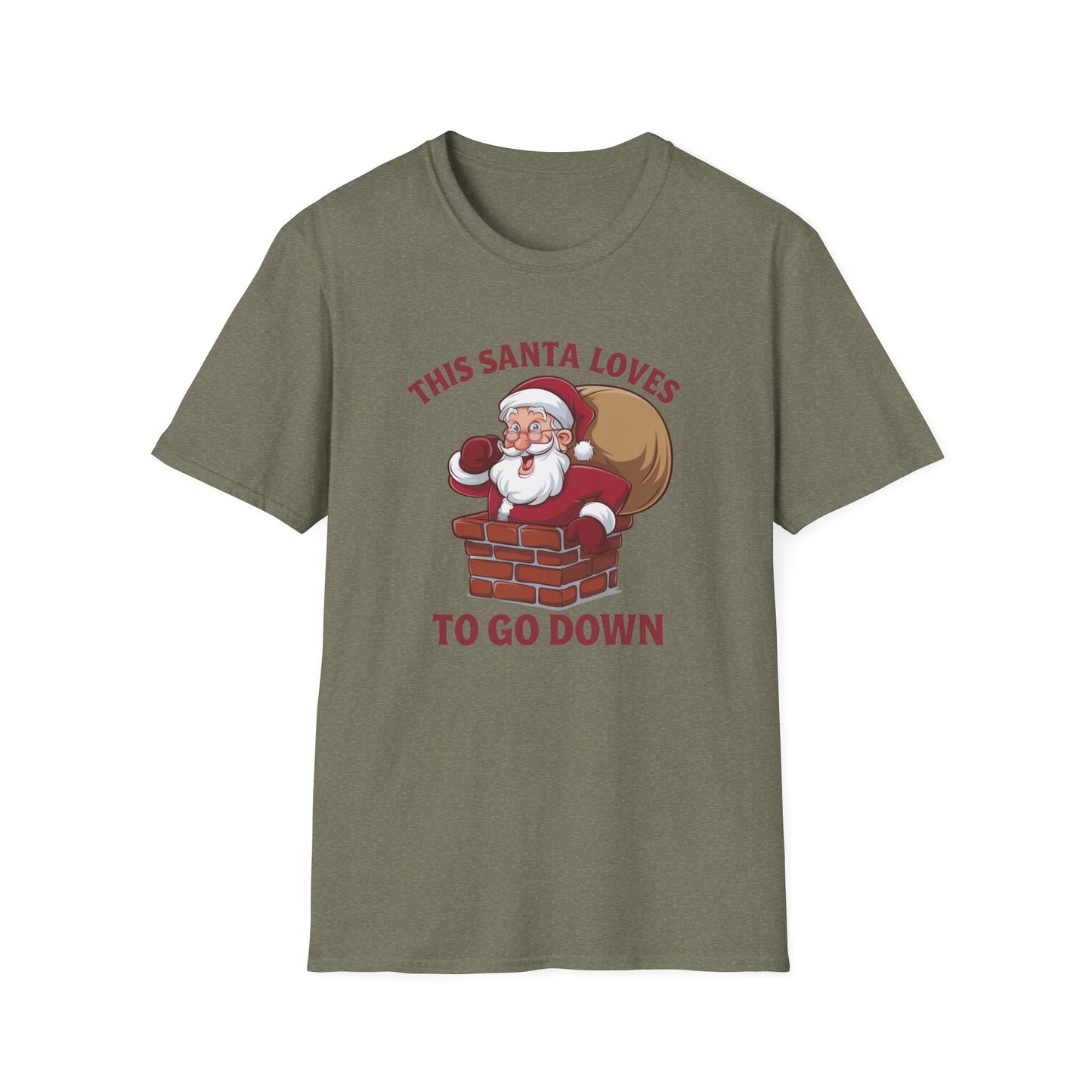 Funny Christmas Santa T-Shirt, Holiday Tee, Unisex Shirt, Christmas Gift, Humor Apparel, Festive Outfit