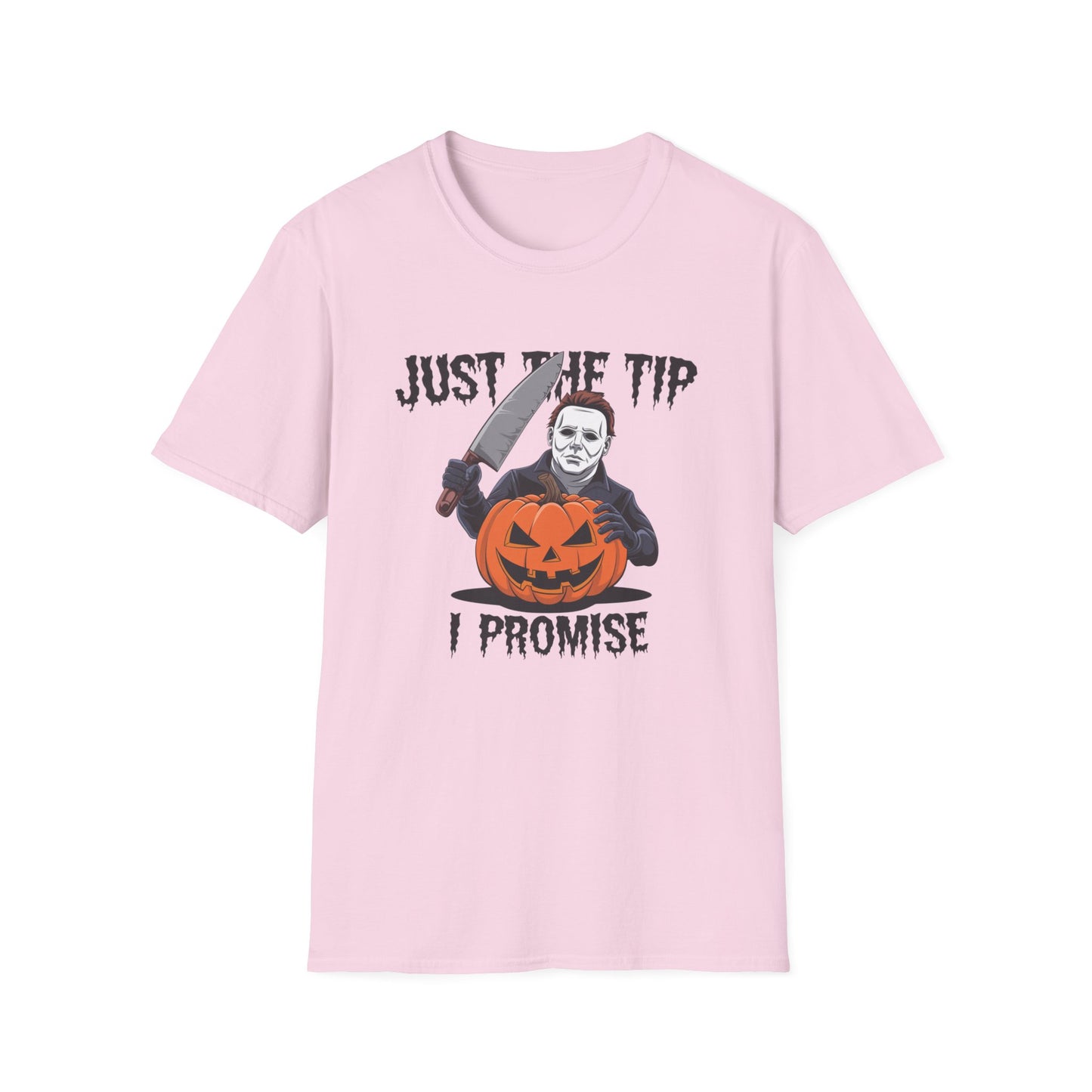 Funny Halloween T-Shirt, Unisex Graphic Tee, Halloween Costume, Pumpkin Carving Shirt, Trick or Treat Apparel, Just the Tip Design