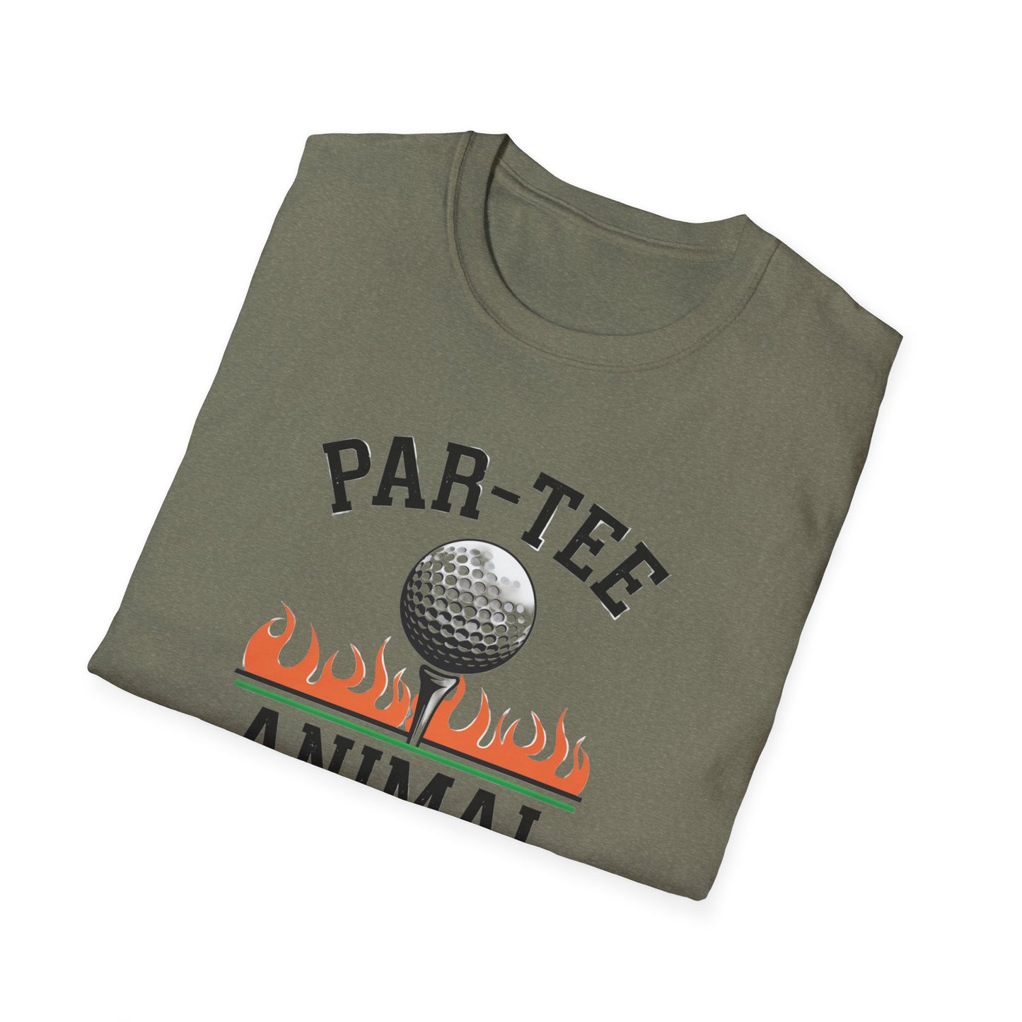 Par-Tee Animal Unisex Softstyle T-Shirt - Fun Golf Tee for Golf Lovers