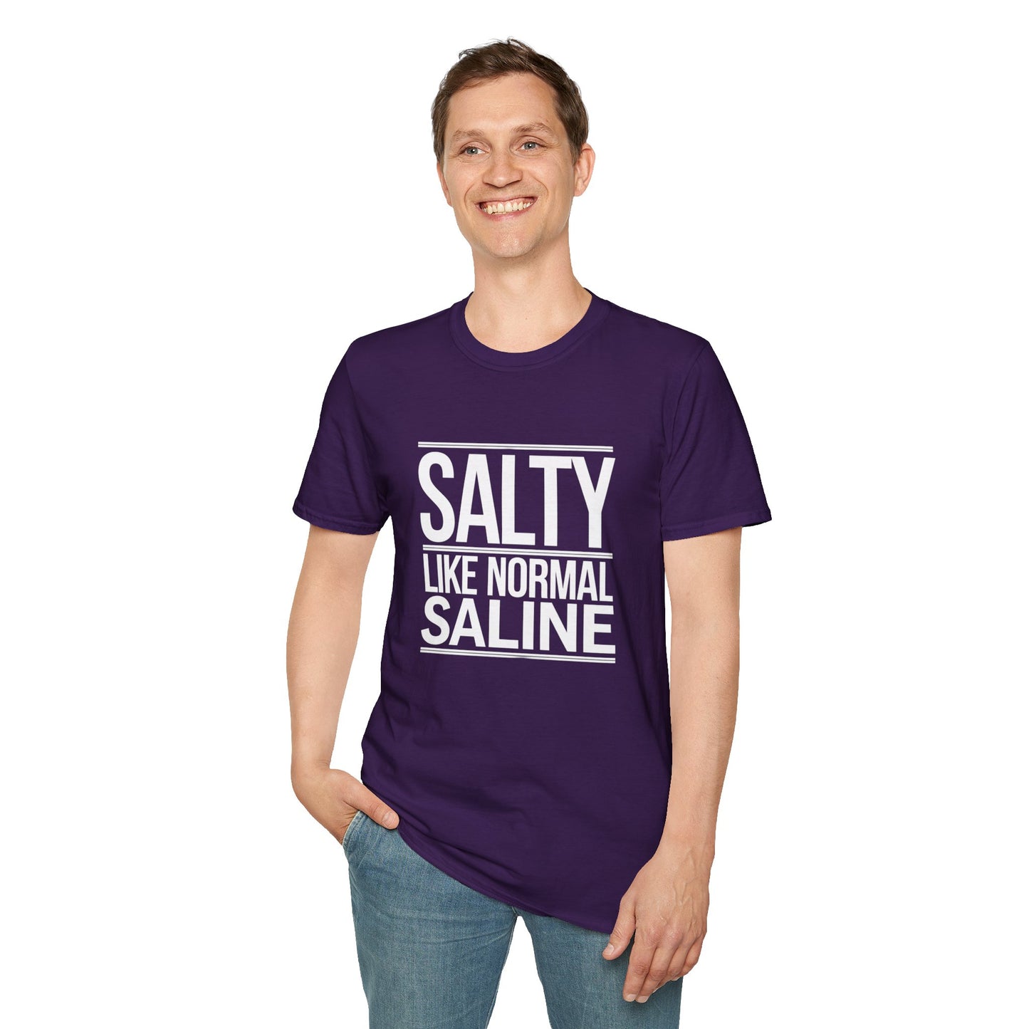 Salty Like Normal Saline Unisex Softstyle T-Shirt