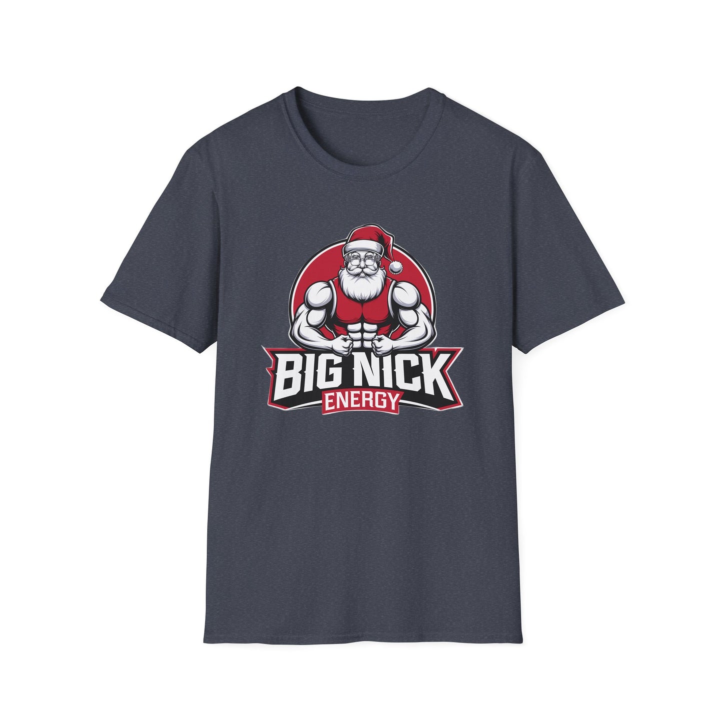 Christmas Muscle Santa Unisex T-Shirt, Holiday Gift, Funny Tee, Santa Outfit, Christmas Apparel