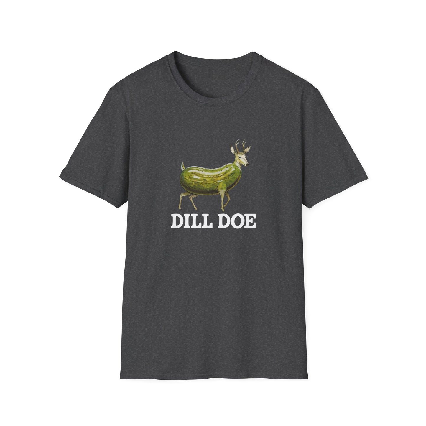 Dill Doe Funny Unisex Softstyle T-Shirt - Quirky Animal Tee