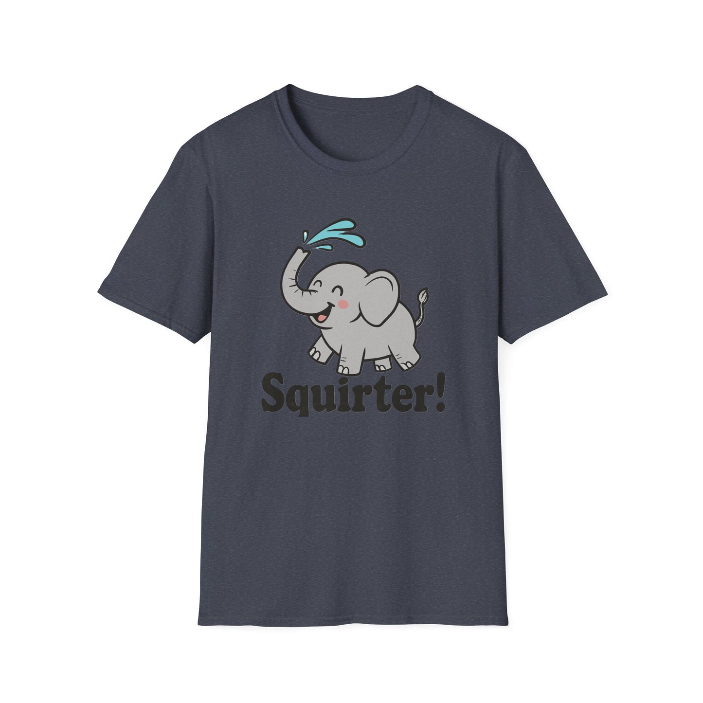 Funny Elephant T-Shirt - Squirter! Tee for Animal Lovers, Gift for Kids, Birthday Party Shirt, Unisex Graphic Tee