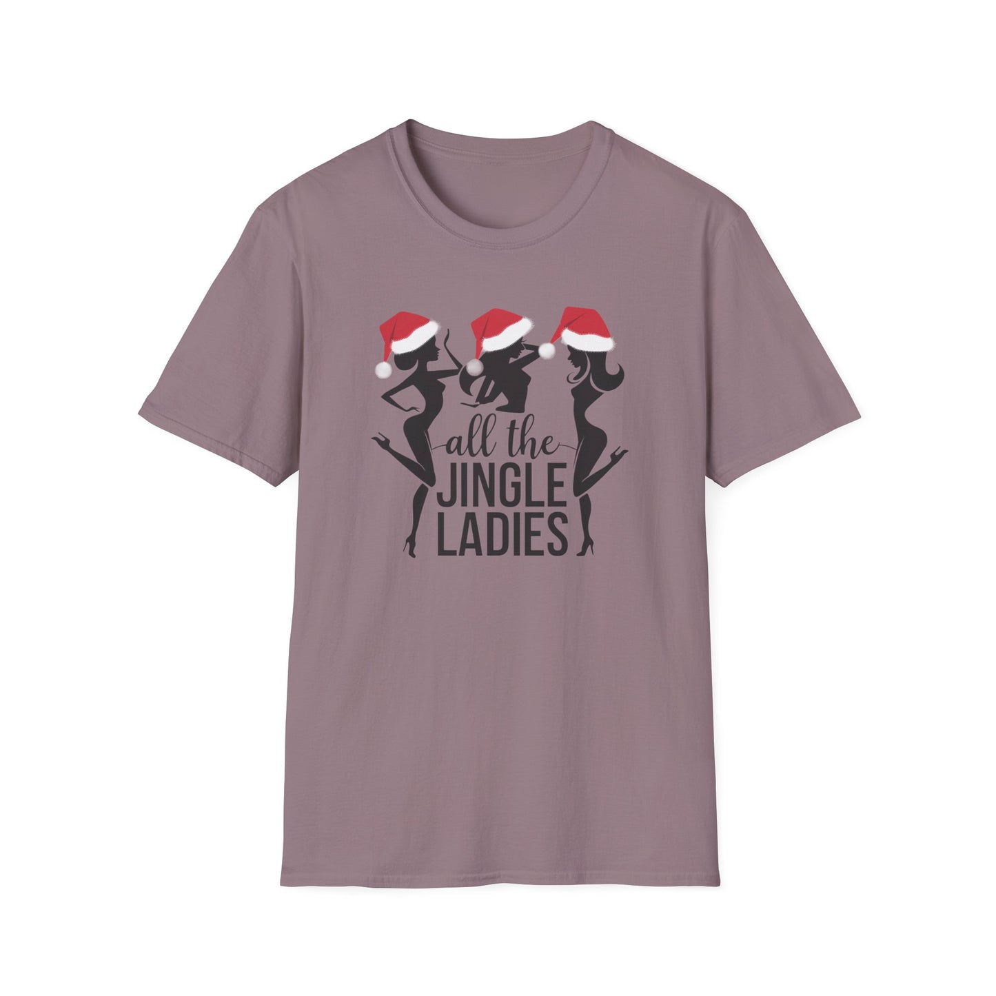 Festive Holiday T-Shirt: All the Jingle Ladies, Christmas Shirt, Unisex Tee, Gift for Her, Holiday Apparel, Winter Fashion