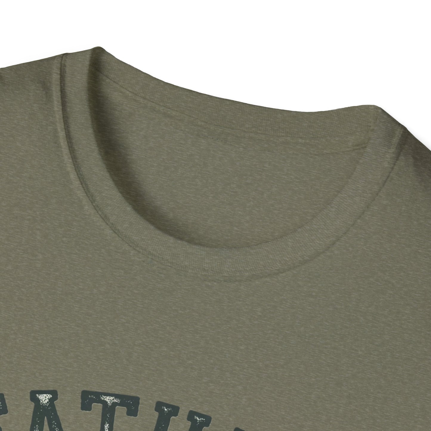 Father Mows Best Unisex Softstyle T-Shirt