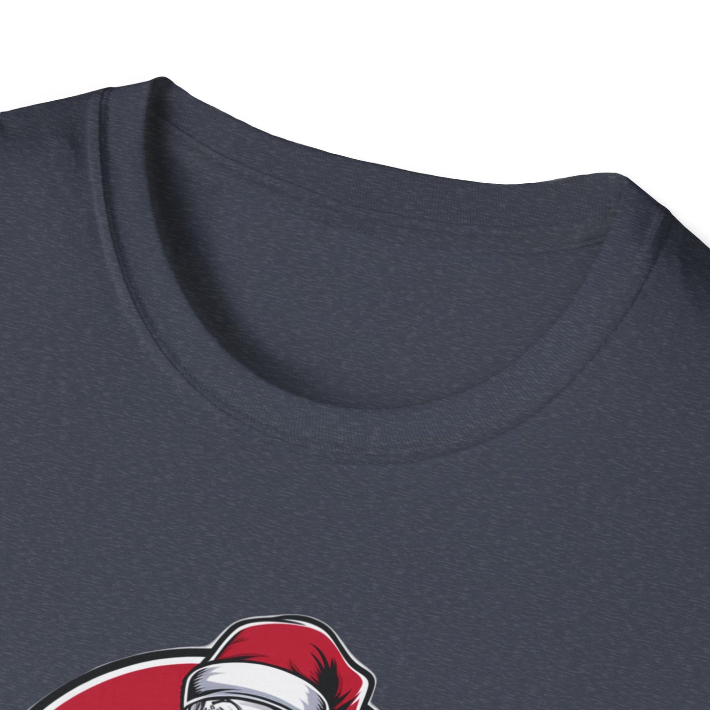 Christmas Muscle Santa Unisex T-Shirt, Holiday Gift, Funny Tee, Santa Outfit, Christmas Apparel