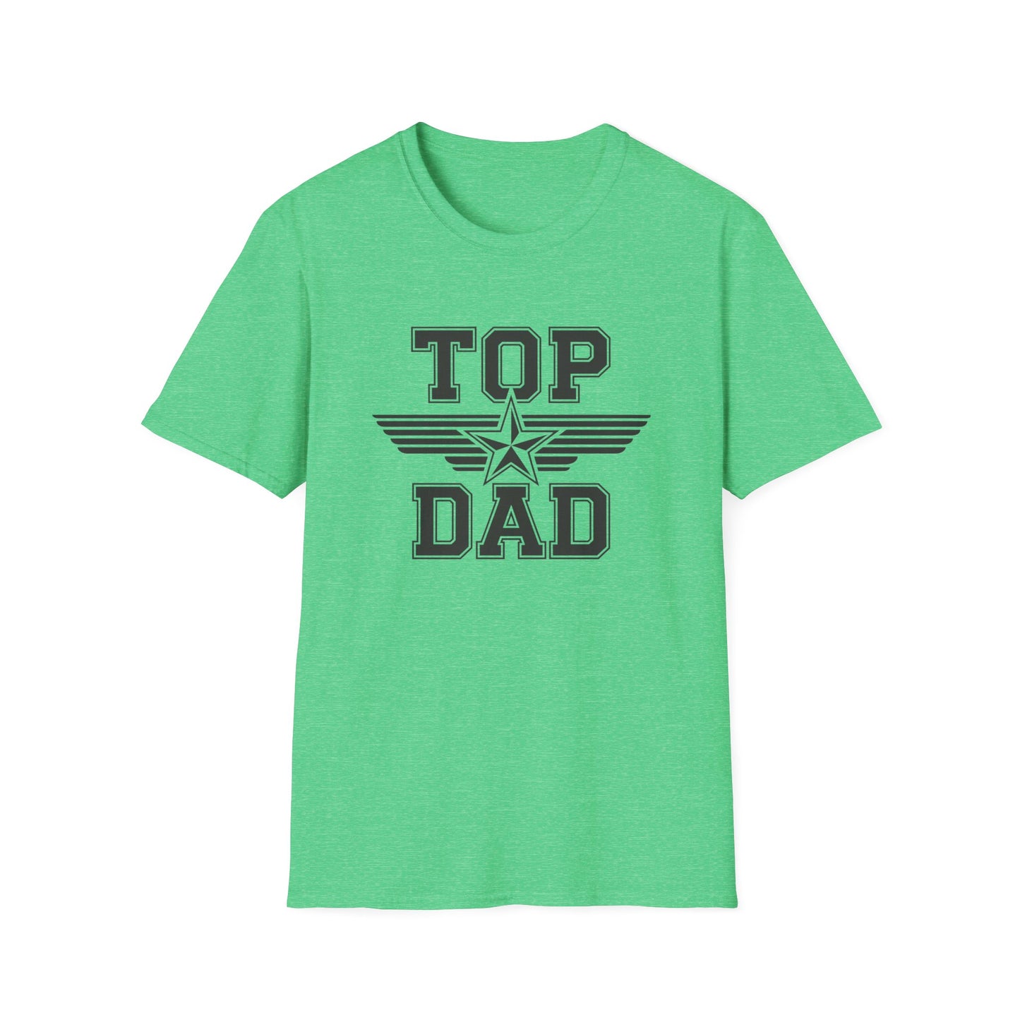 Top Dad Unisex Softstyle T-Shirt, Father's Day Gift, Casual Wear, Dad Shirt, Family Reunion Tee, Gift for Dad