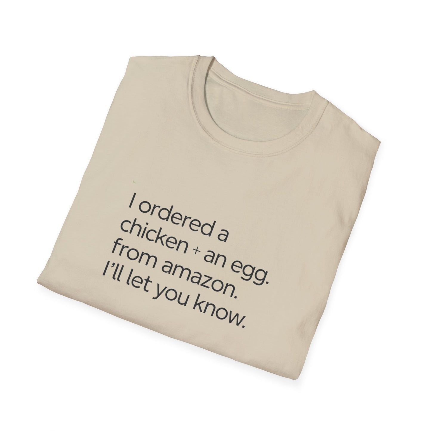 Funny Chicken & Egg Unisex Softstyle T-Shirt - Perfect Gift for Food Lovers