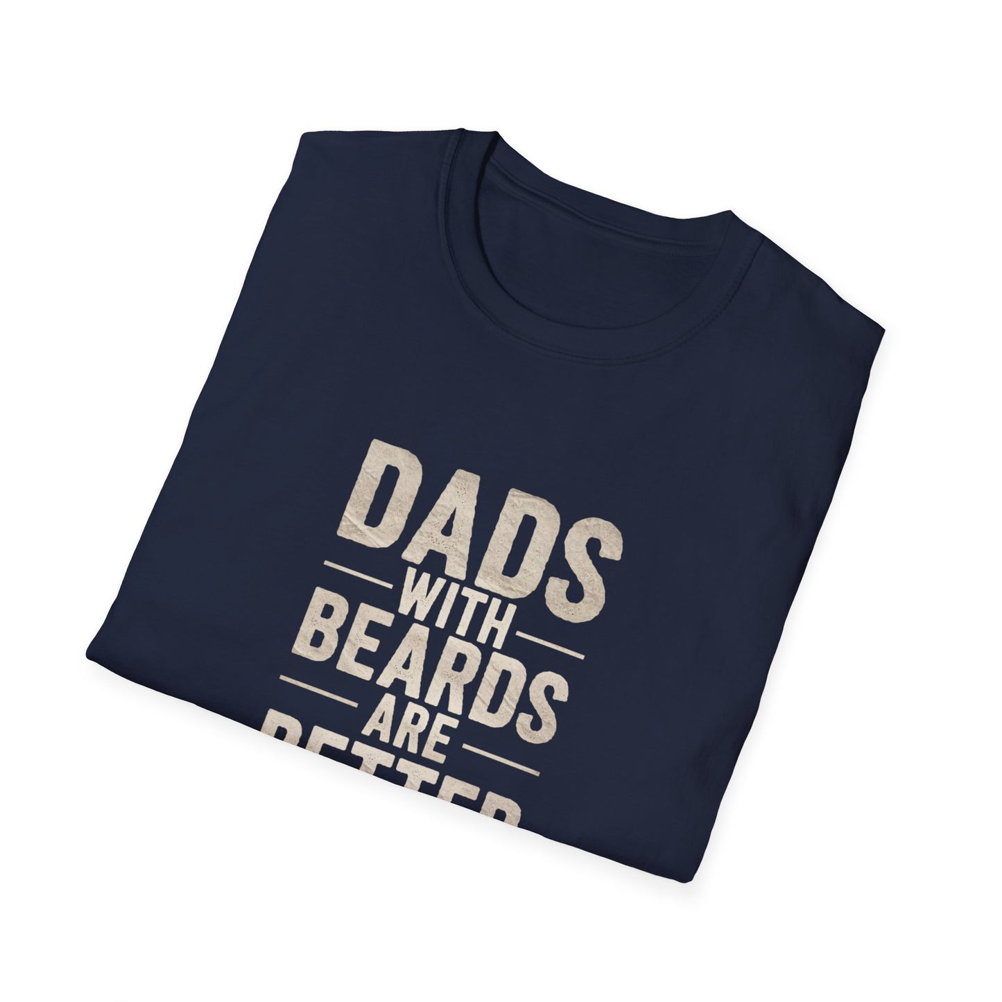 Dads with Beards Unisex Softstyle T-Shirt - Perfect Gift for Father's Day