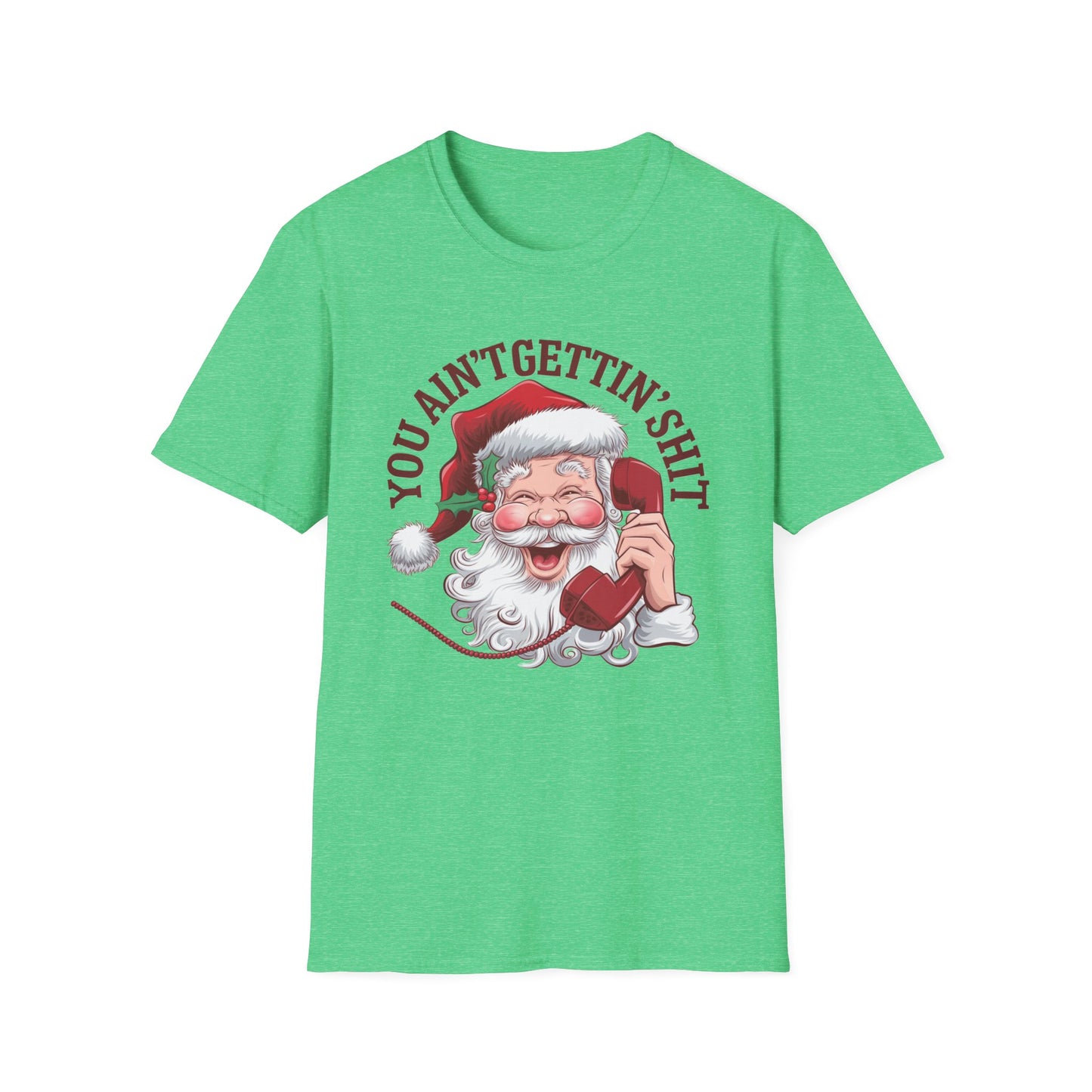 Funny Christmas T-Shirt, Holiday Gift, Santa Humor Tee, Unisex Graphic Shirt, Xmas Party Outfit, Unique Gift Idea