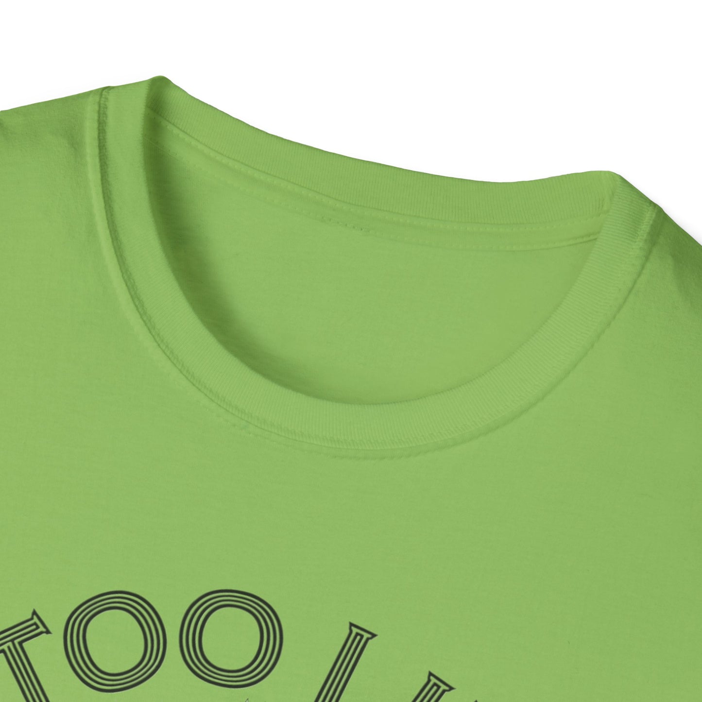 Too Lit to Quit Unisex Softstyle T-Shirt, Funny Holiday Tee, Christmas Apparel, Gift for Him/Her, Casual Wear, Festive Shirt