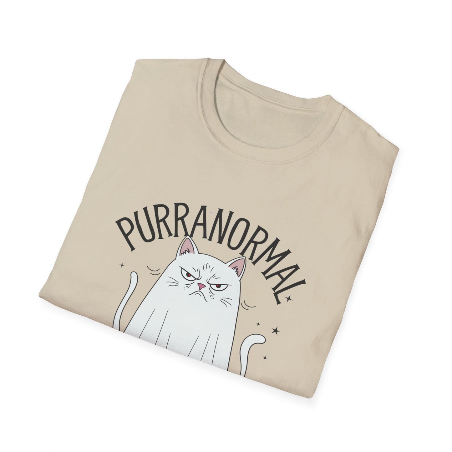 Funny Cat Tee - Purranormal Cativity T-Shirt for Cat Lovers, Gift for Pet Owners, Halloween Tee, Cozy Unisex Shirt, Cat Lover Apparel