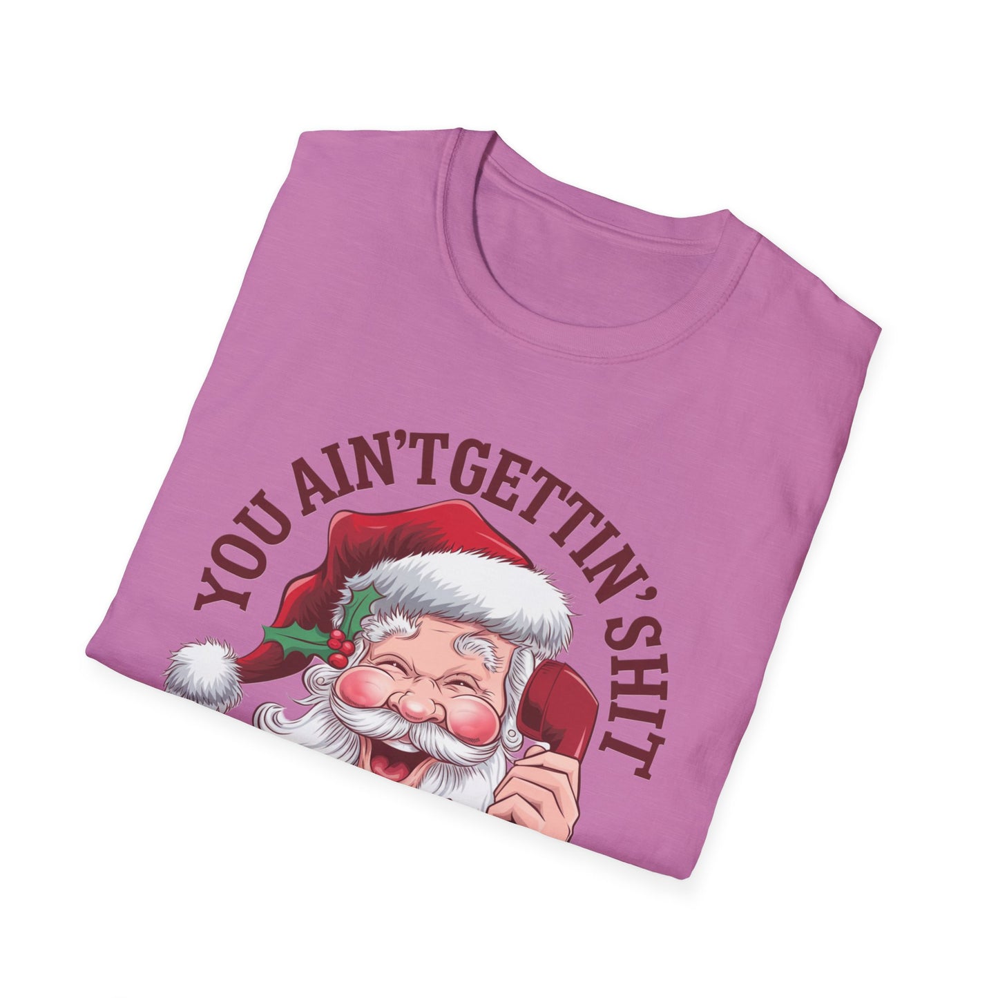 Funny Christmas T-Shirt, Holiday Gift, Santa Humor Tee, Unisex Graphic Shirt, Xmas Party Outfit, Unique Gift Idea