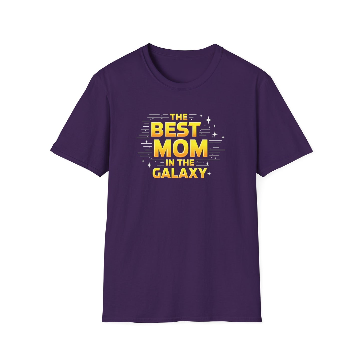 Best Mom in the Galaxy T-Shirt - Unisex Softstyle Tee for Mother's Day, Birthday Gift, Mom Appreciation, Casual Wear, Family Gatherings