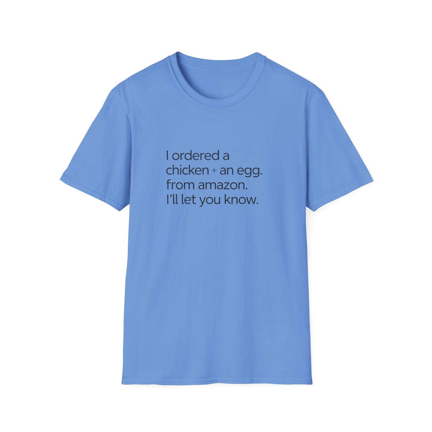 Funny Chicken & Egg Unisex Softstyle T-Shirt - Perfect Gift for Food Lovers