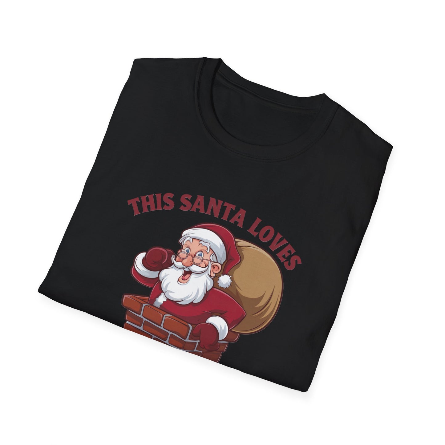 Funny Christmas Santa T-Shirt, Holiday Tee, Unisex Shirt, Christmas Gift, Humor Apparel, Festive Outfit