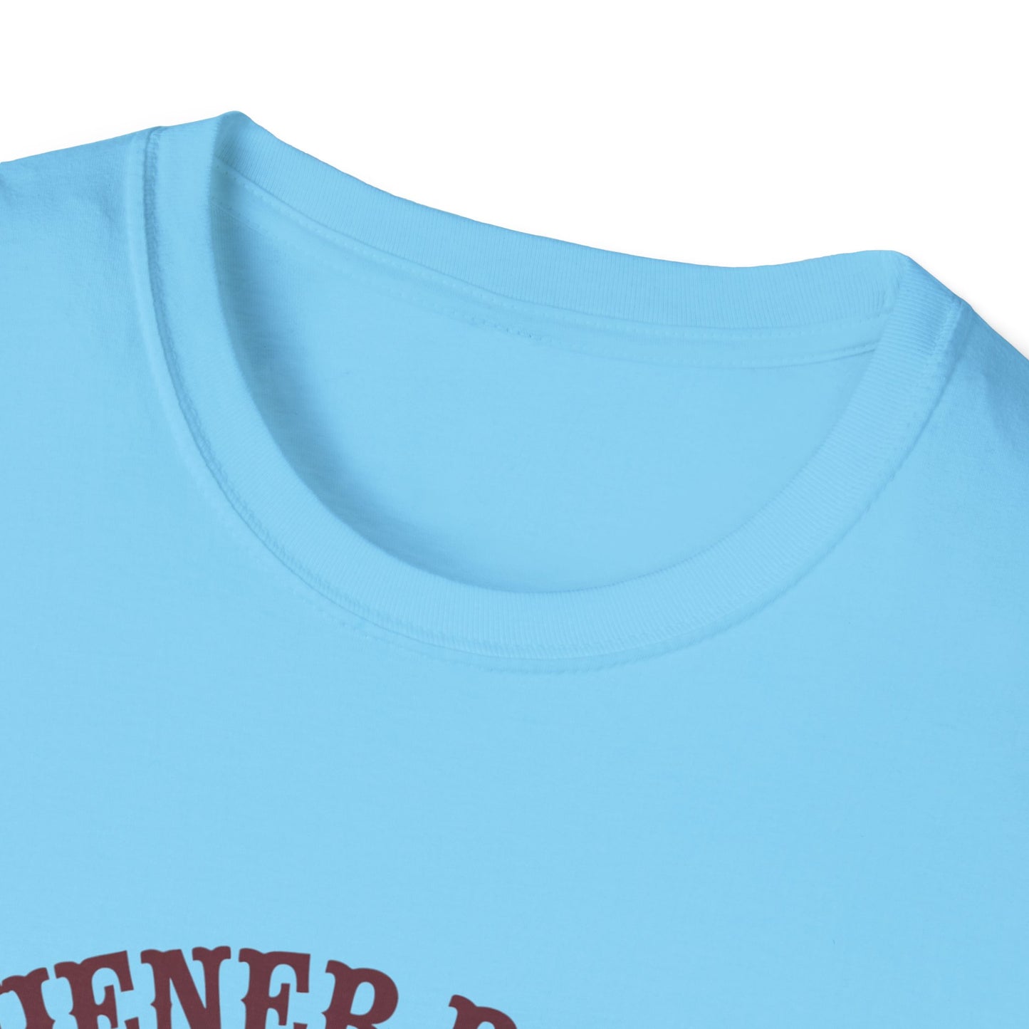 Humorous Wiener Rides Unisex T-Shirt - Fun Gift for Dog Lovers