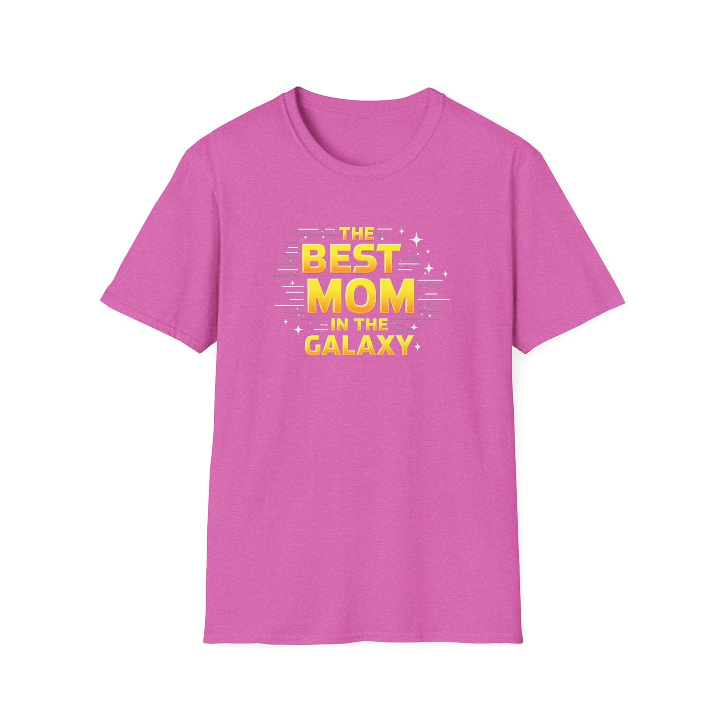 Best Mom in the Galaxy T-Shirt - Unisex Softstyle Tee for Mother's Day, Birthday Gift, Mom Appreciation, Casual Wear, Family Gatherings