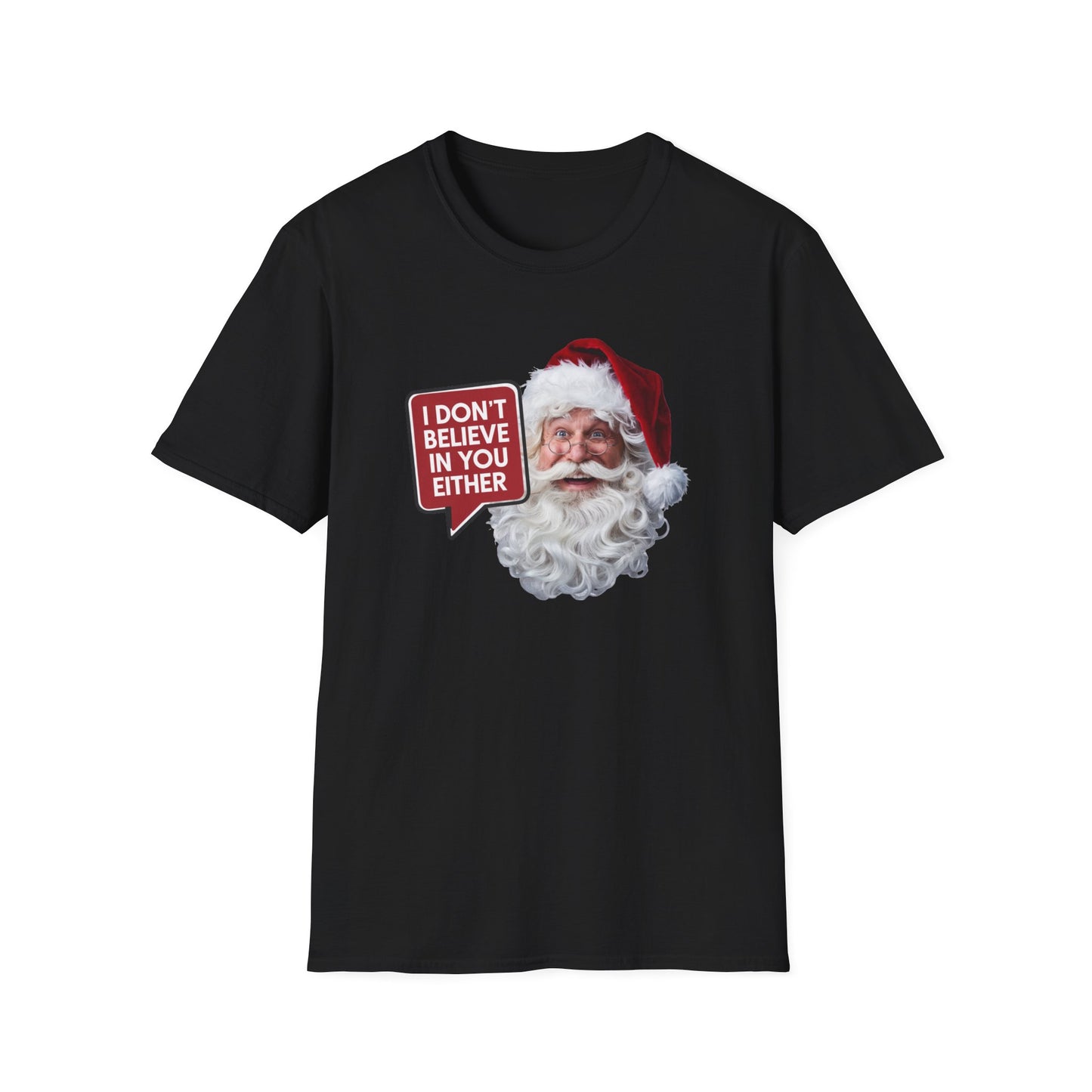 Funny Santa Holiday T-Shirt, Christmas Gift for Adults, Unisex Tee, Humor Shirt, Festive Wear, Winter Apparel