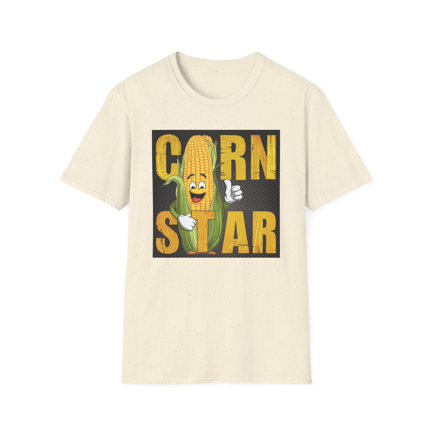 Corn Star Unisex Softstyle T-Shirt - Fun and Quirky Tee for Corn Lovers