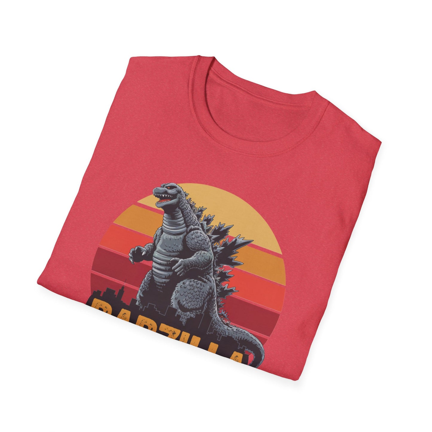 Dadzilla Tee - Unisex Softstyle T-Shirt for Dad Enthusiasts Fathers Day Gift
