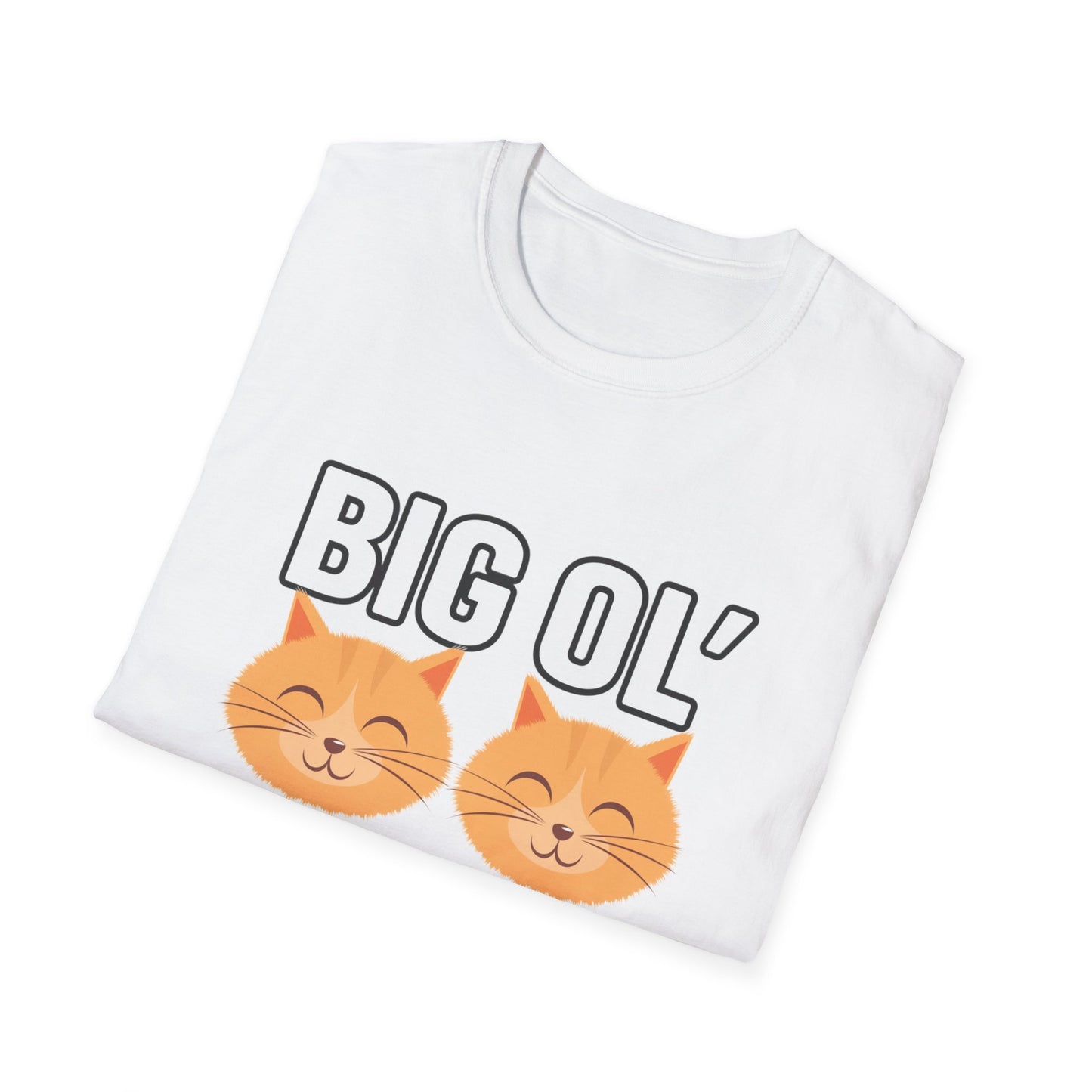 Big Ol' Kitties Unisex T-Shirt – Cute Cat Lover Tee for Everyday Wear
