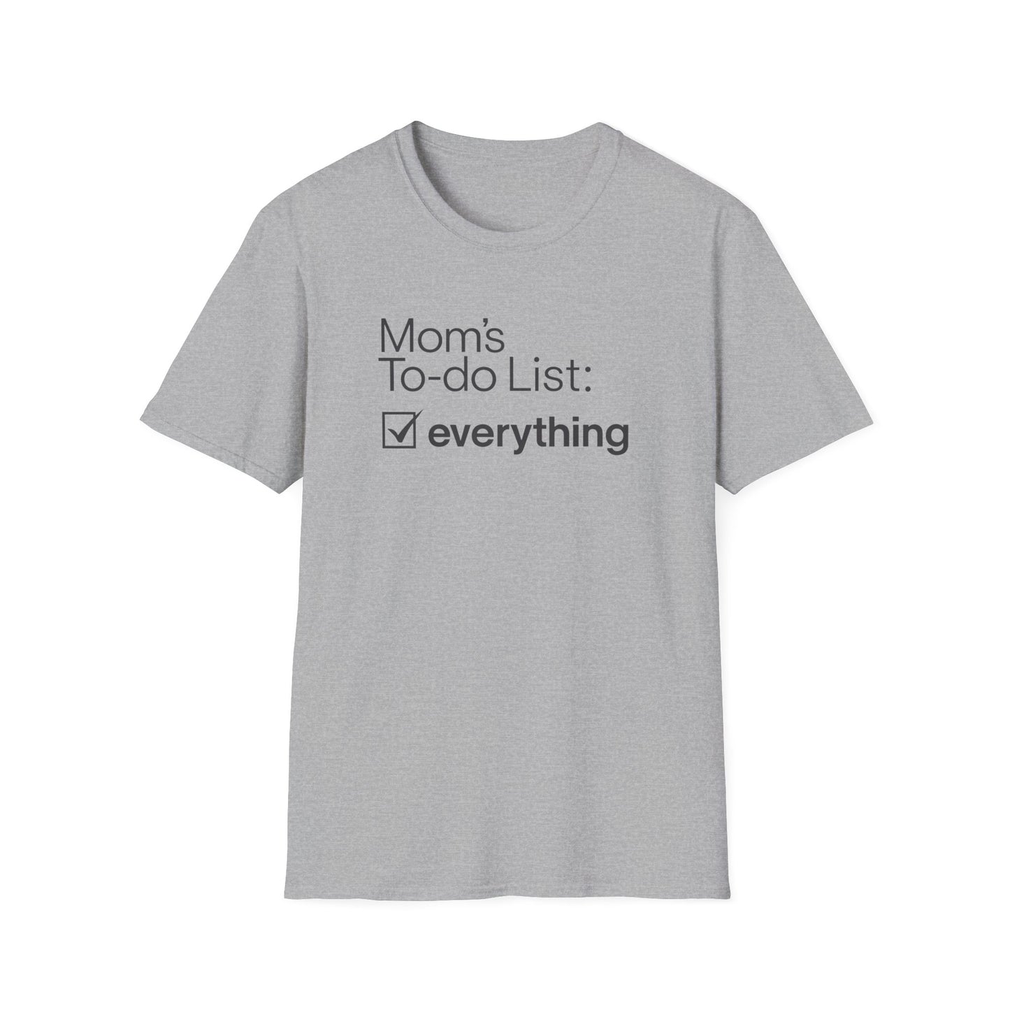 Mom's To-Do List T-Shirt, Funny Gift for Moms, Women's Casual Tee, Mother's Day Gift, Everyday Wear, Family Humor Shirt