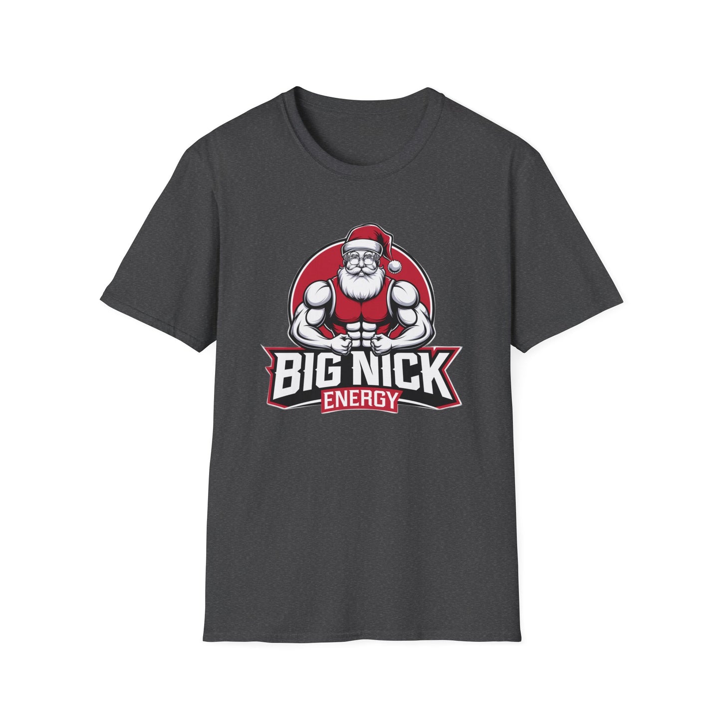 Christmas Muscle Santa Unisex T-Shirt, Holiday Gift, Funny Tee, Santa Outfit, Christmas Apparel