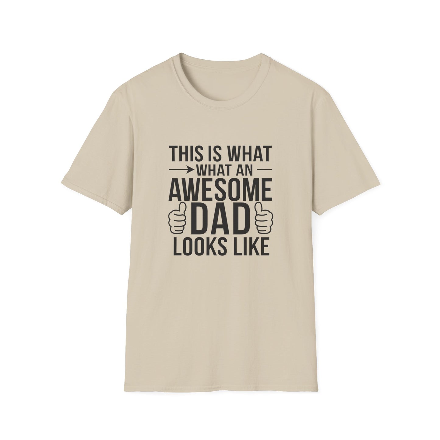 Awesome Dad Unisex Softstyle T-Shirt - Perfect Father's Day Gift