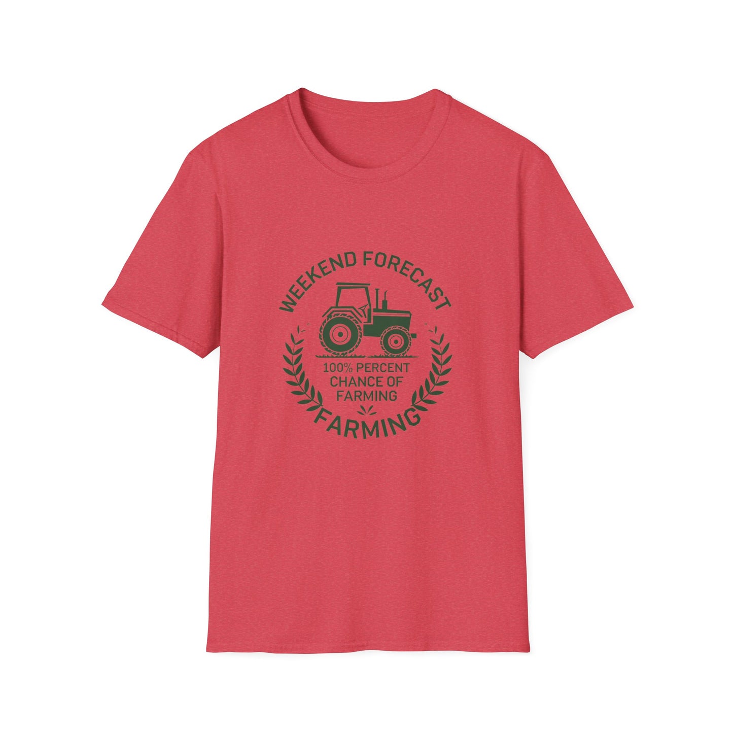 Weekend Forecast Farming Unisex Softstyle T-Shirt