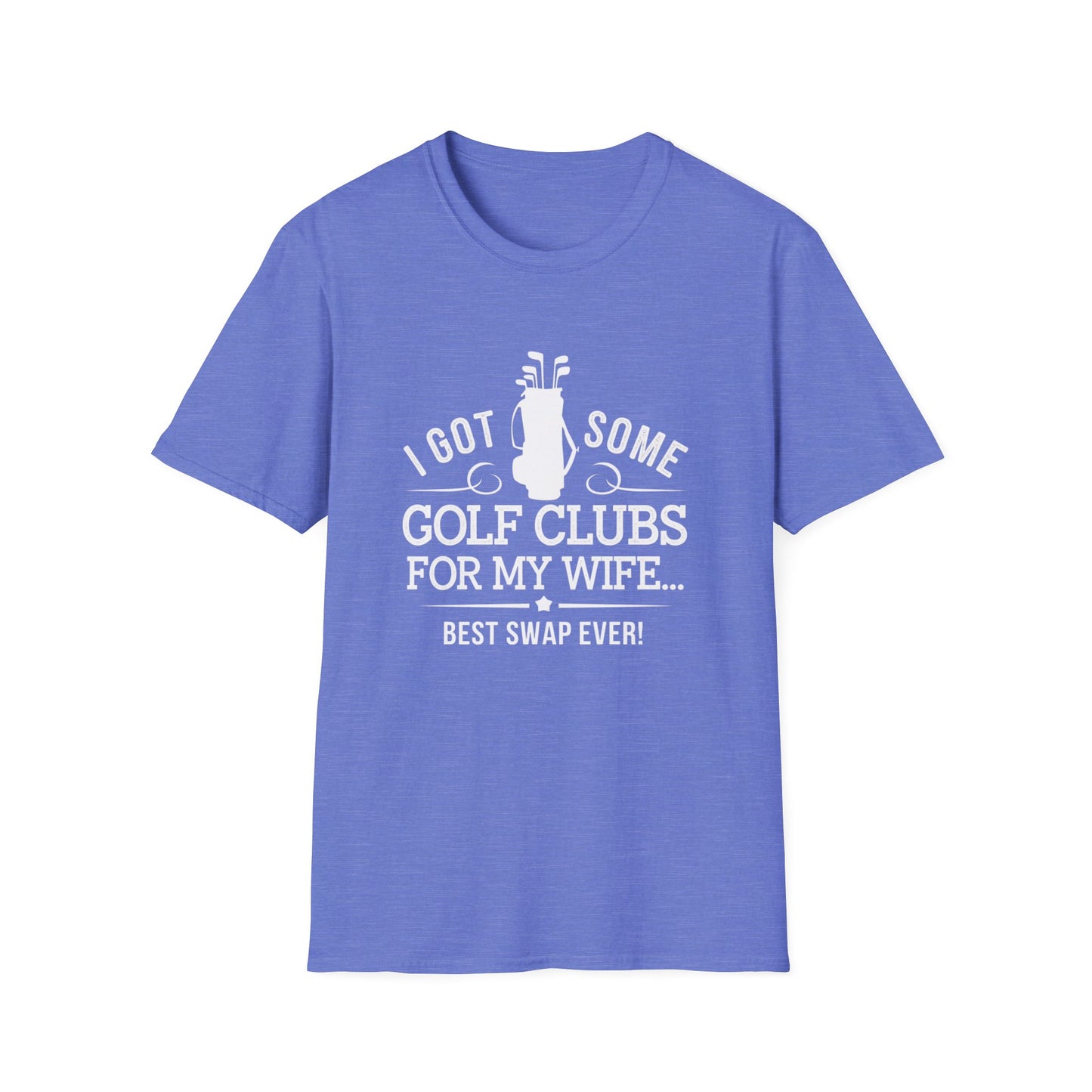 Funny Golf T-Shirt for Couples - "I Got Some Golf Clubs for My Wife"