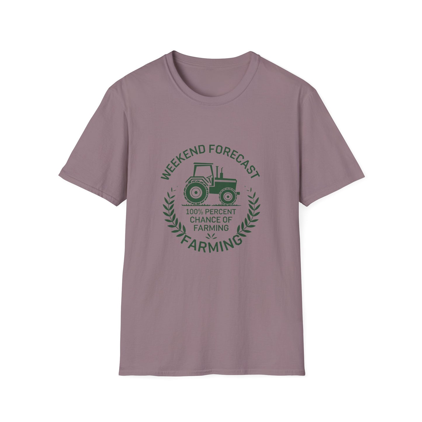 Weekend Forecast Farming Unisex Softstyle T-Shirt