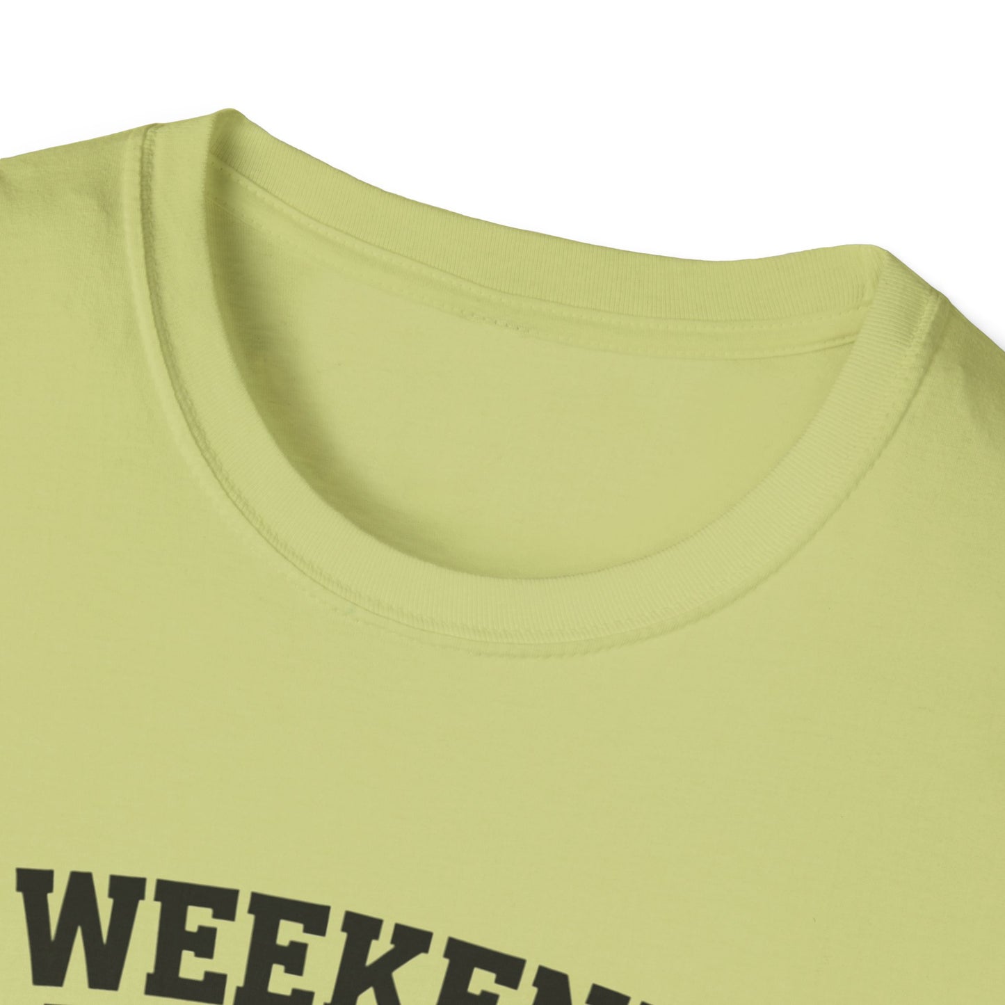 Weekend Forecast Golf Drinking T-Shirt | Unisex Softstyle Tee for Golf Lovers