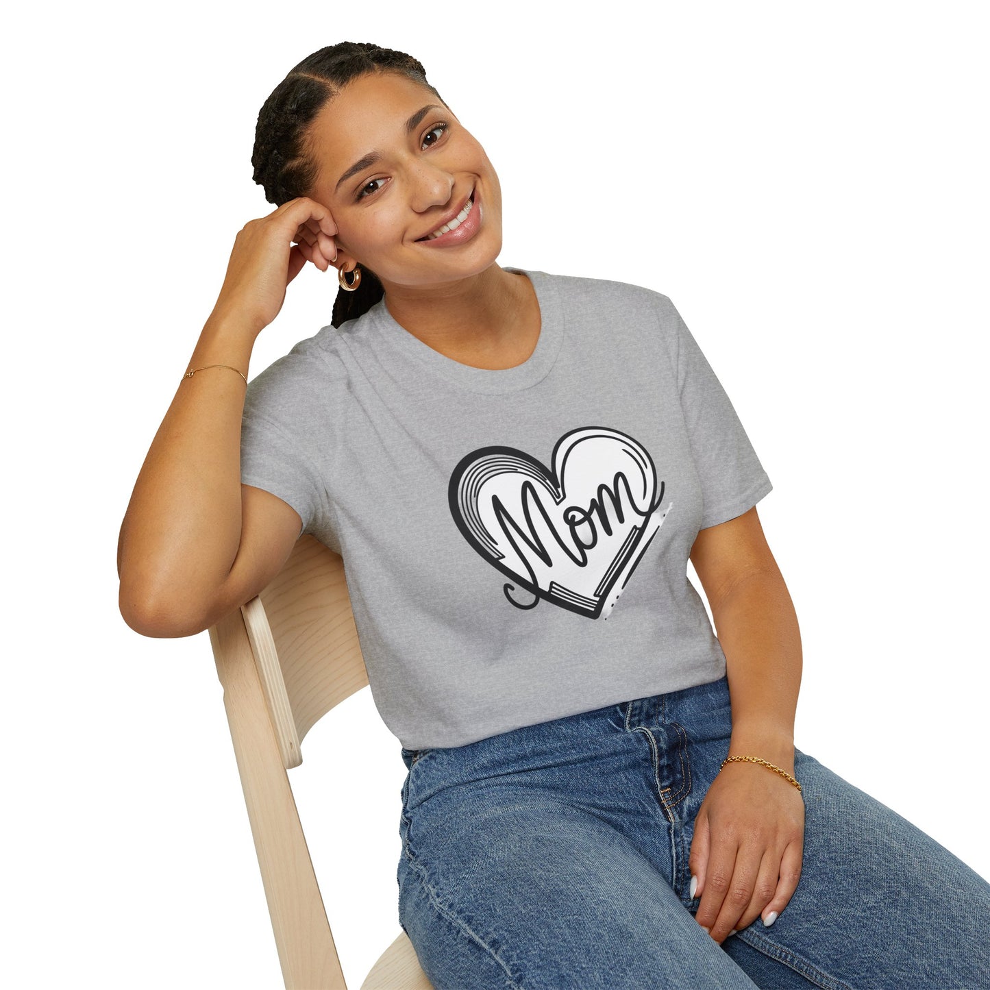 Heartfelt Mom T-Shirt | Gift for Mom | Mother's Day Tee | Casual Wear | Family Love
