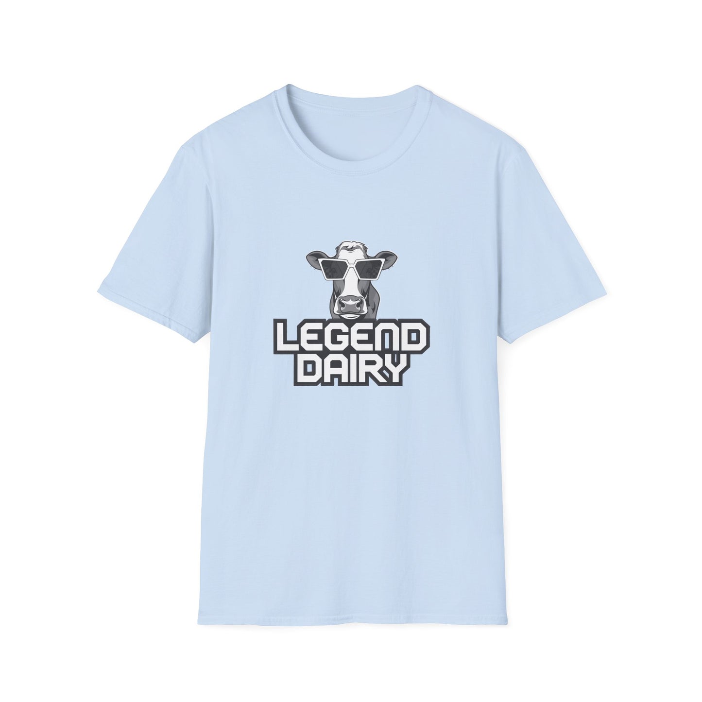 Legend Dairy Unisex Softstyle T-Shirt - Fun Cow Graphic Tee