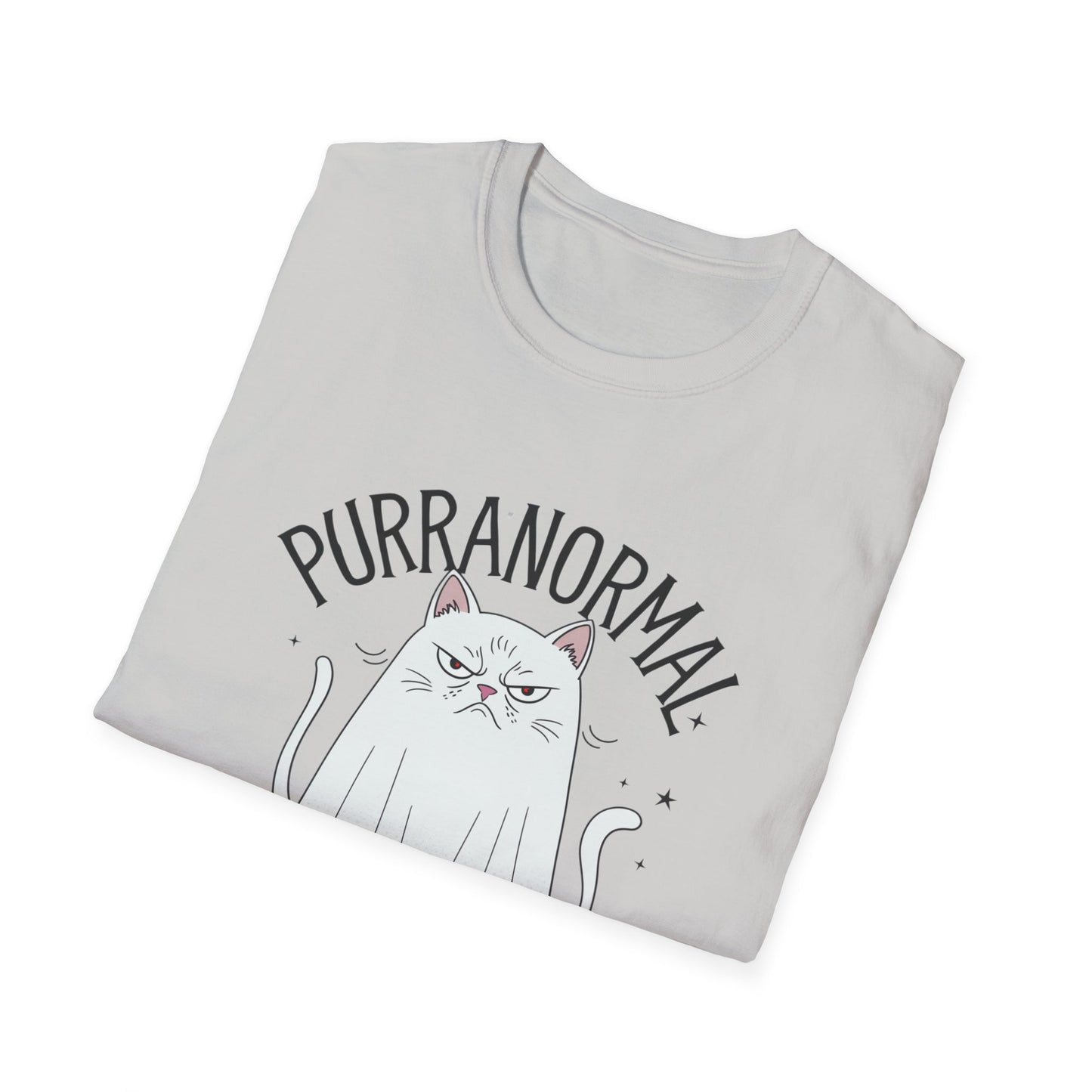 Funny Cat Tee - Purranormal Cativity T-Shirt for Cat Lovers, Gift for Pet Owners, Halloween Tee, Cozy Unisex Shirt, Cat Lover Apparel