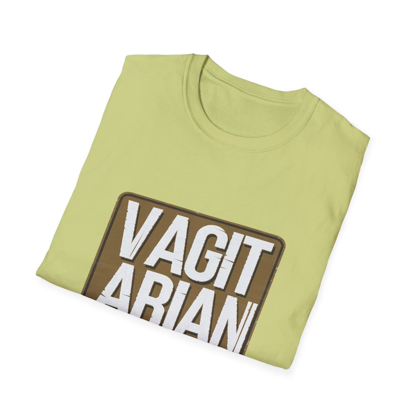 Funny Unisex T-Shirt - "VAGITARIAN" Humor Tee for Food Lovers