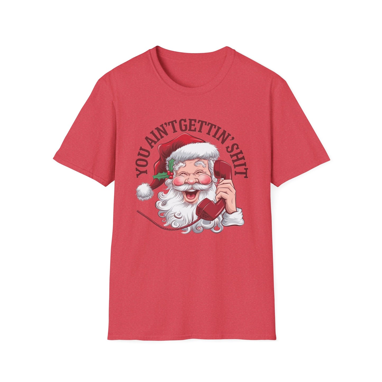 Funny Christmas T-Shirt, Holiday Gift, Santa Humor Tee, Unisex Graphic Shirt, Xmas Party Outfit, Unique Gift Idea