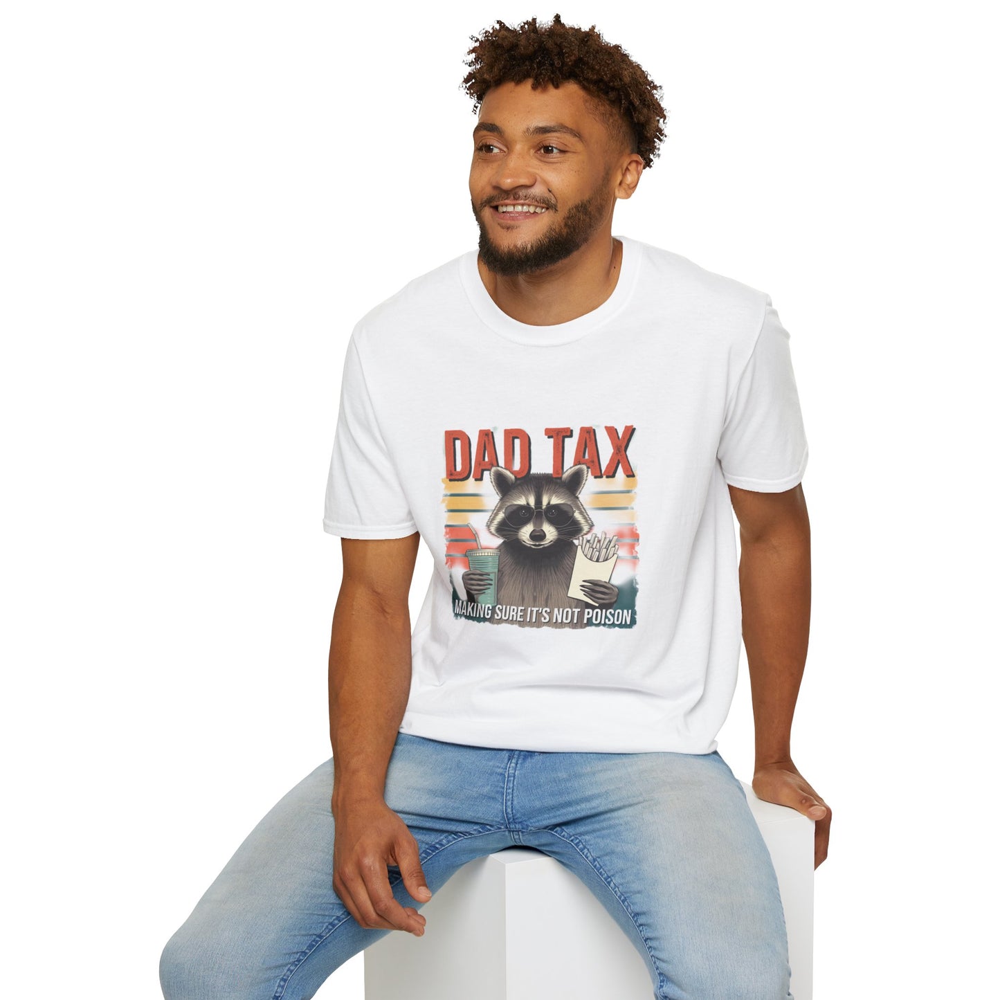 Funny Dad Tax T-Shirt | Unisex Softstyle Tee for Fathers Day