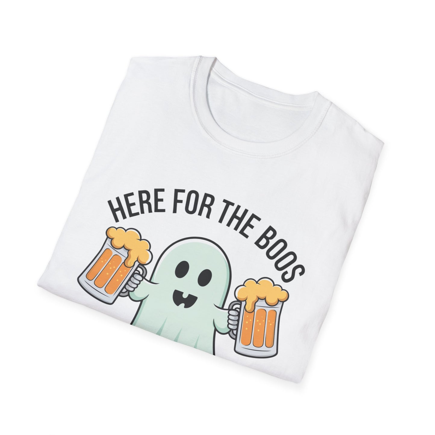 Ghostly Humor Unisex T-Shirt - Perfect for Halloween, Casual Outings, and Party Vibes, Fun Apparel, Spooky Season Tee, Gift for Friends