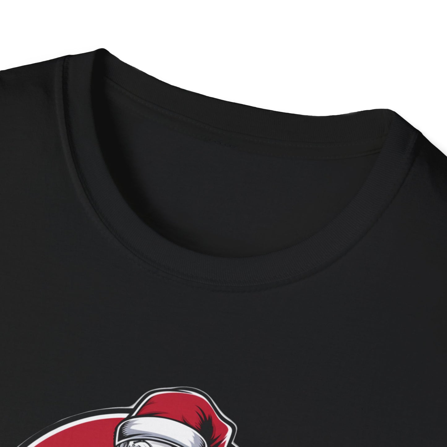 Christmas Muscle Santa Unisex T-Shirt, Holiday Gift, Funny Tee, Santa Outfit, Christmas Apparel