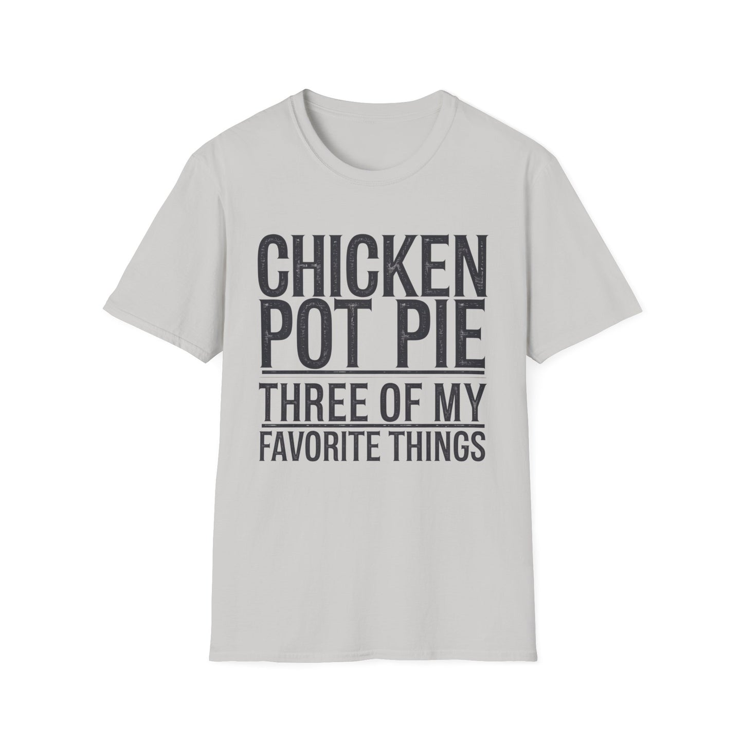 Funny Chicken Pot Pie Unisex Softstyle T-Shirt | Perfect for Food Lovers