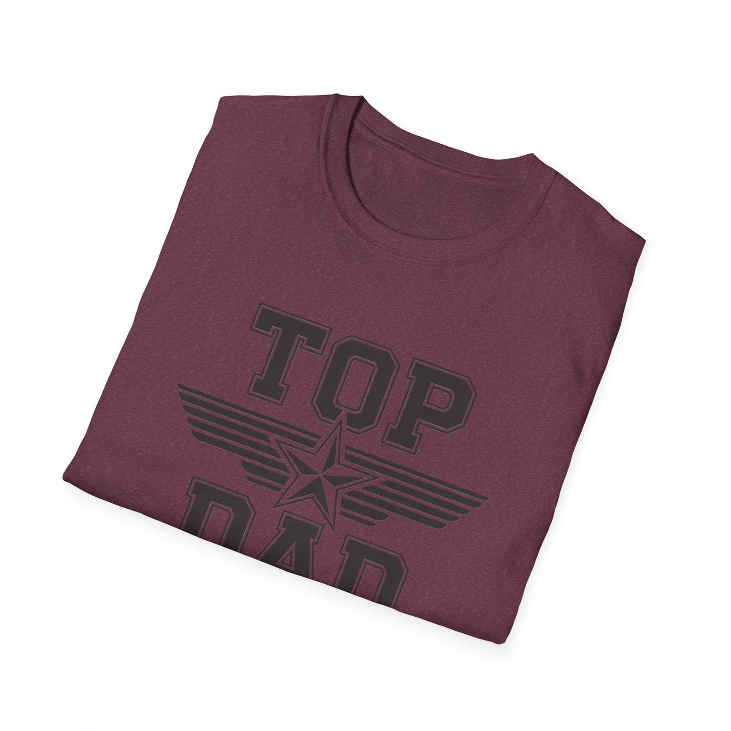 Top Dad Unisex Softstyle T-Shirt, Father's Day Gift, Casual Wear, Dad Shirt, Family Reunion Tee, Gift for Dad