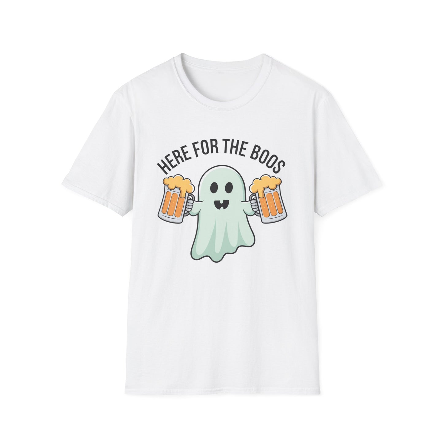 Ghostly Humor Unisex T-Shirt - Perfect for Halloween, Casual Outings, and Party Vibes, Fun Apparel, Spooky Season Tee, Gift for Friends