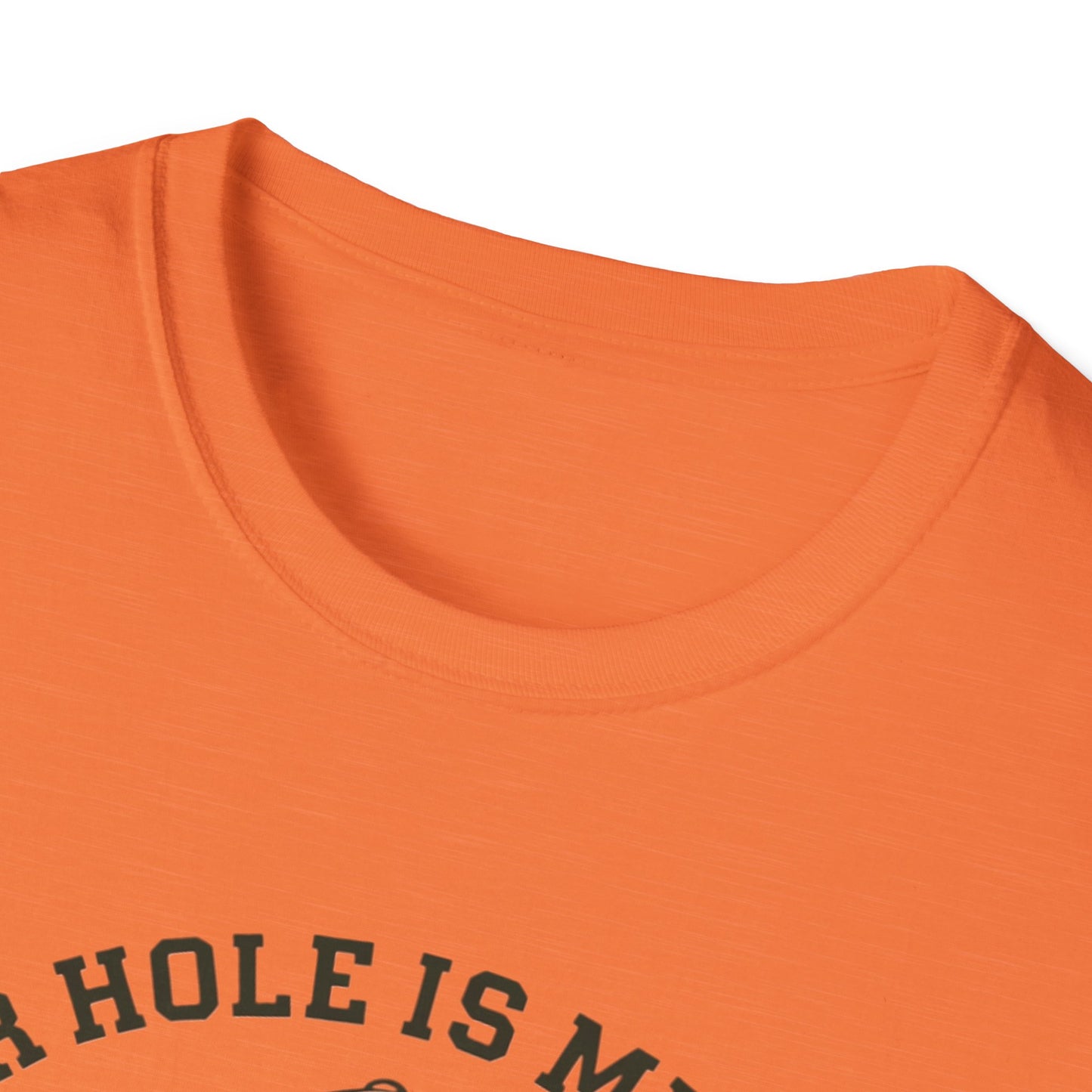 Funny Golf T-Shirt - "Your Hole is My Goal" Unisex Softstyle Tee