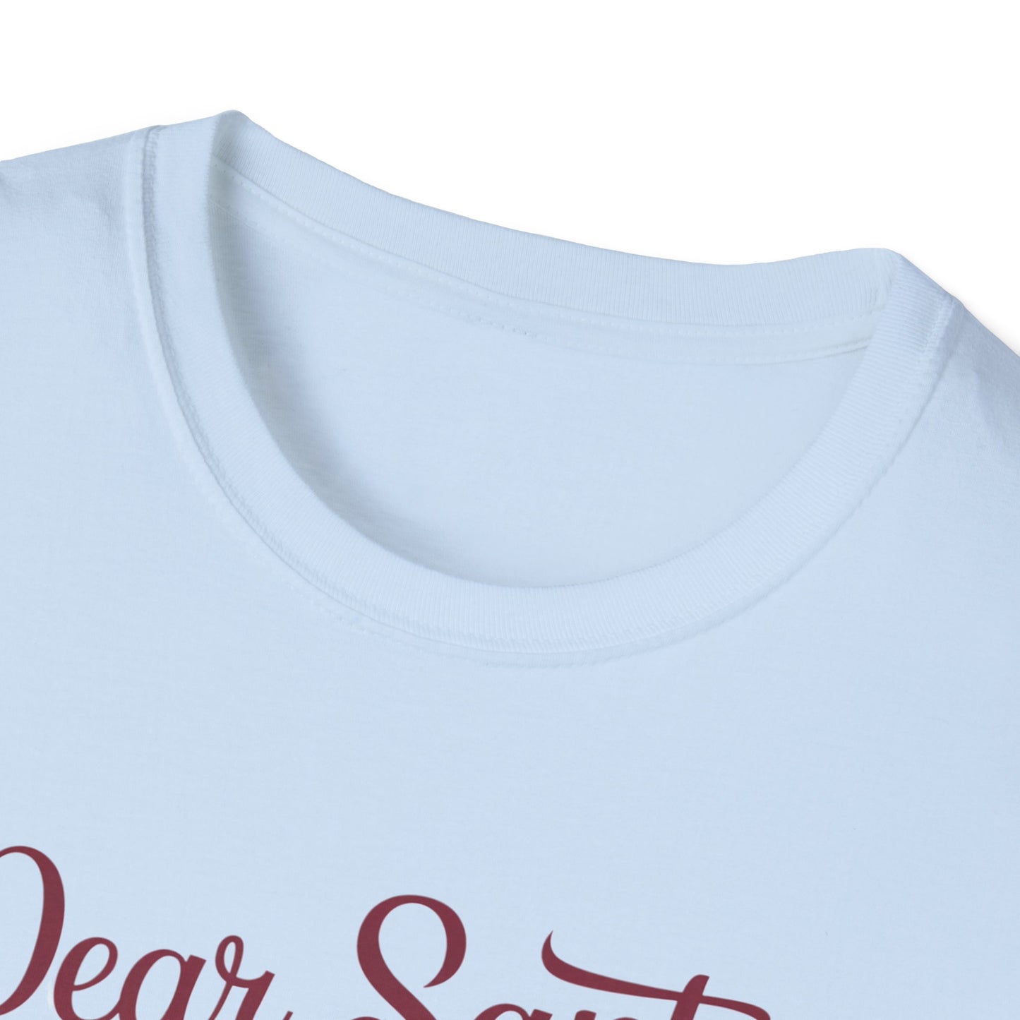 Funny Christmas T-Shirt, Unisex Softstyle Tee, Holiday Humor Gift, Santa Cookie Tee, Fun Gift for Him or Her, Seasonal Wear