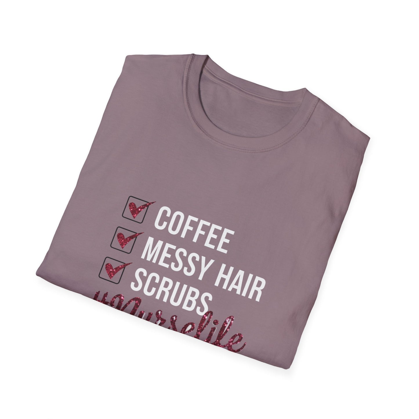 Nurse Life Unisex Softstyle T-Shirt - Perfect for Healthcare Professionals