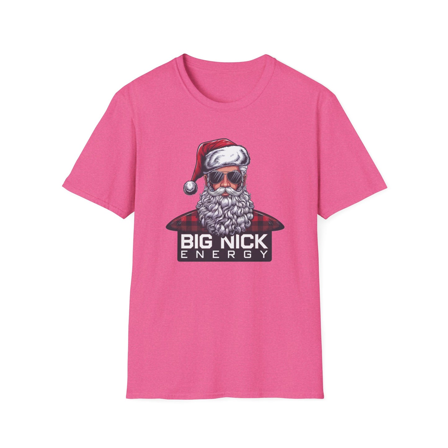 Christmas Santa T-Shirt, Funny Holiday Shirt, Unisex Gift, Festive Apparel, Big Nick Energy Tee