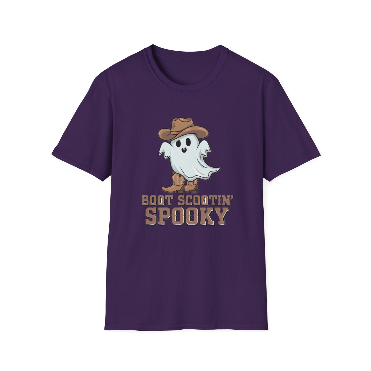 Ghostly Cowboy T-Shirt, Fun Halloween Tee, Spooky Ghost Shirt, Unisex Graphic Shirt, Witchy Casual Wear, Cute Halloween Gift
